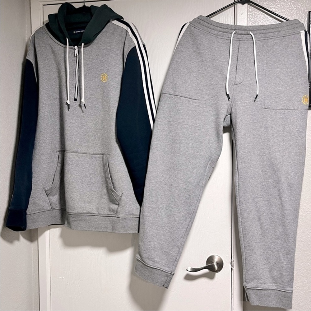 Nautica Jeans Co. Gray and Green Hoodie